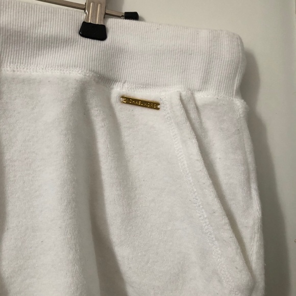 Michael Kors White Terry Cloth Shorts 3" - Picture 2 of 6